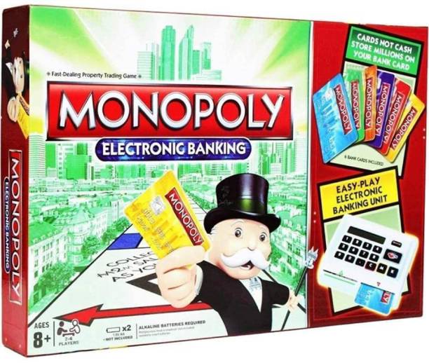 KRP Enterprise Monopoly Electronic Banking Board Game Money & Assets Games Board Game