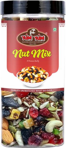 YUM YUM Premium Mixed Dry Fruits Healthy Dried Nutmix, 250g- Assorted Nuts