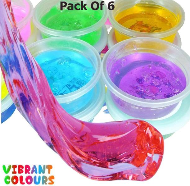 blue seed Educational Creative Toys Magic Crystal Clay Kids Slime Non-Sticky Putty Toy Multicolor Putty Toy