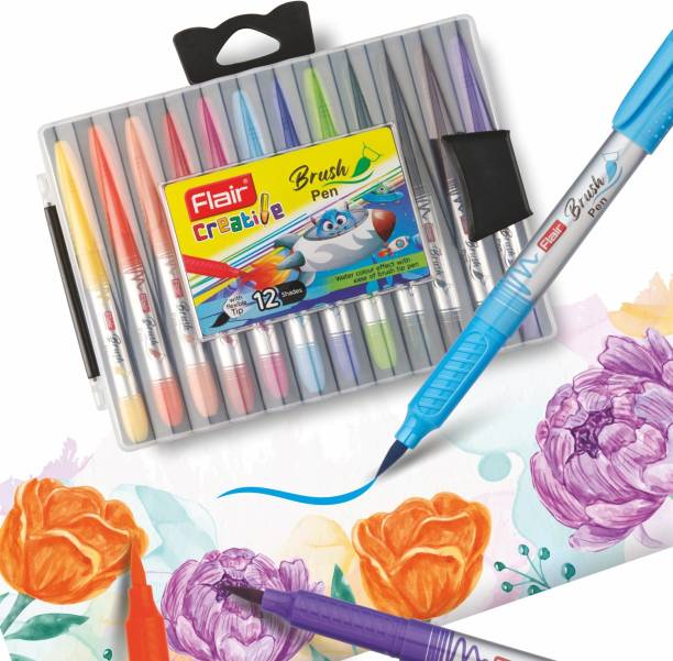 Flair Creative Brush Pen Flexible Tip Nib Sketch Pens
