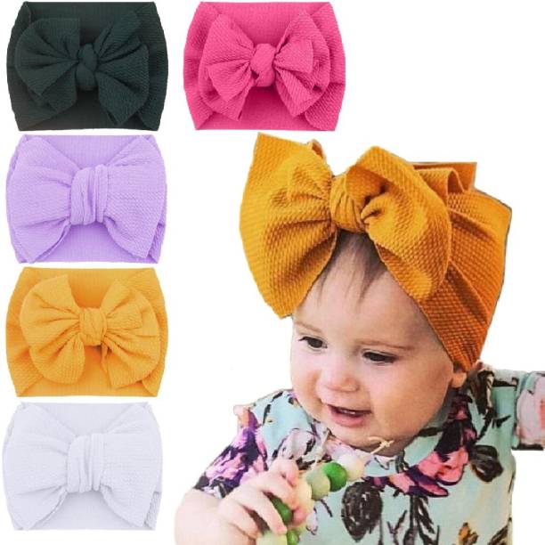 BABYMOON Kids Girls Hairband Baby Headband Hair Accessories - Pack of 5… Head Band