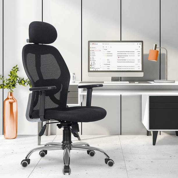 GREEN SOUL NewYork High Back Ergonomic Chair|Home, Office, WFH|Lumbar Support|Tilt Nylon Office Executive Chair