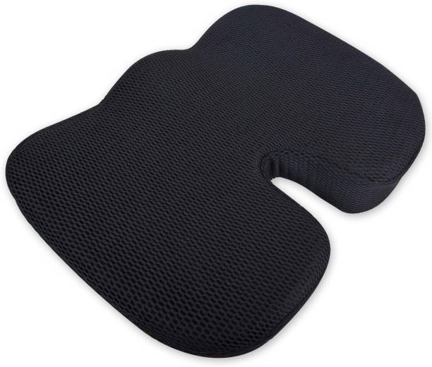 Pristyn care Coccyx Seat Cushion For Tailbone Pain Relief For Office/Home Chair | Black Mesh