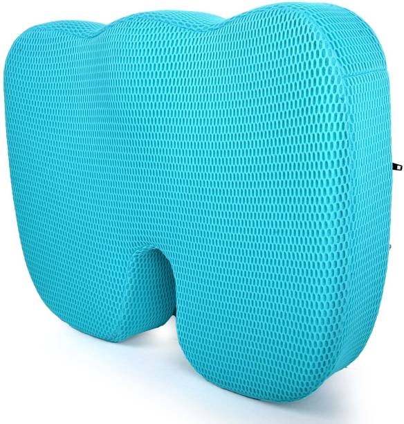 Pristyn care Coccyx Seat Cushion For Tailbone Pain Relief For Office/Home Chair | Blue Mesh