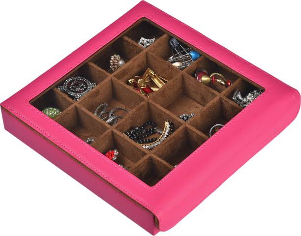Essart 10080-Light Pink Makeup and Jewellery Vanity Box