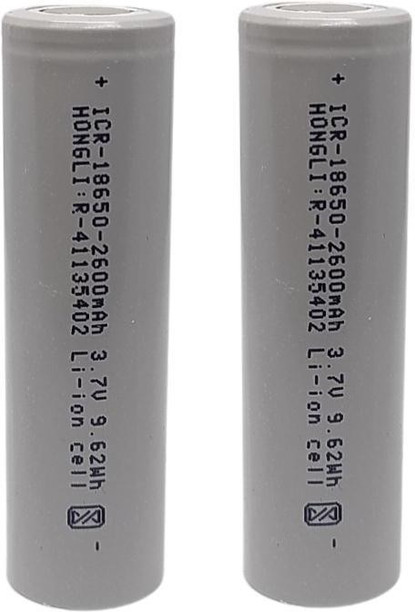 Pink 3.7v 2600mAh Rechargeable Battery ICR 18650-26F Lithium Lithium Batteries Li-ion PCB Protected Flat Battery-4 Pieces-2_Pieces 2 Pieces 