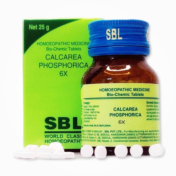 Homeolav | SBL CALCAREA PHOSPHORICA-6X | Pack Of 4(25gx4) Tablets