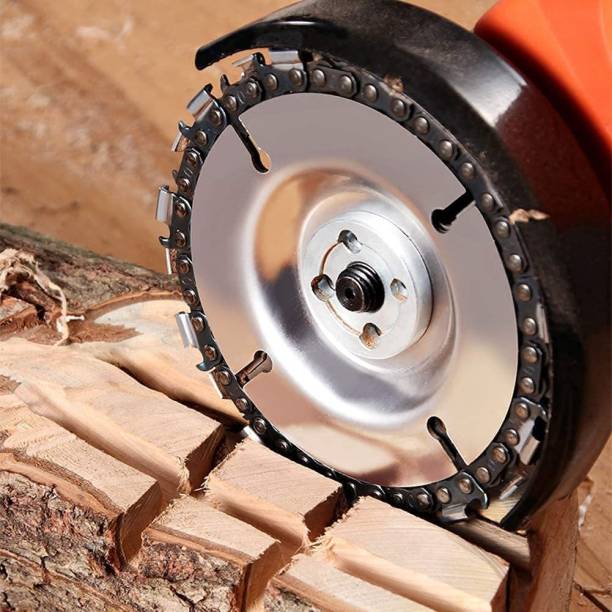 Inditrust Wood Carving Chain Disc, 4 Inch Circular Saw Blade Angle Grinder 5/8 inch Wood Cutter