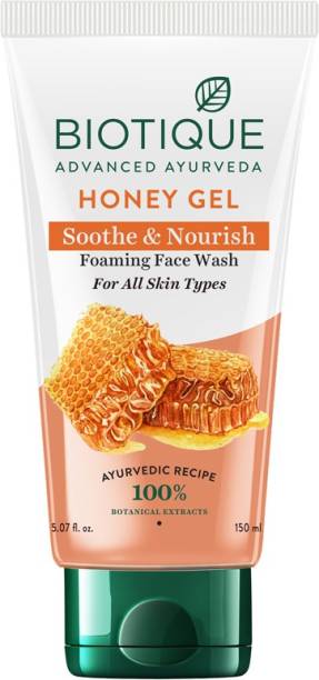 BIOTIQUE Honey Gel Soothe & Nourish Foaming  Face Wash