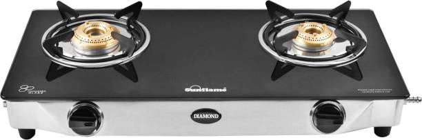 Sunflame Diamond Stainless Steel Manual Gas Stove