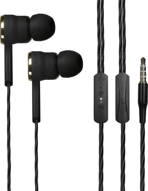 e-calorie Wired Earphones with 3.5 mm Jack(Black) Wired Headset