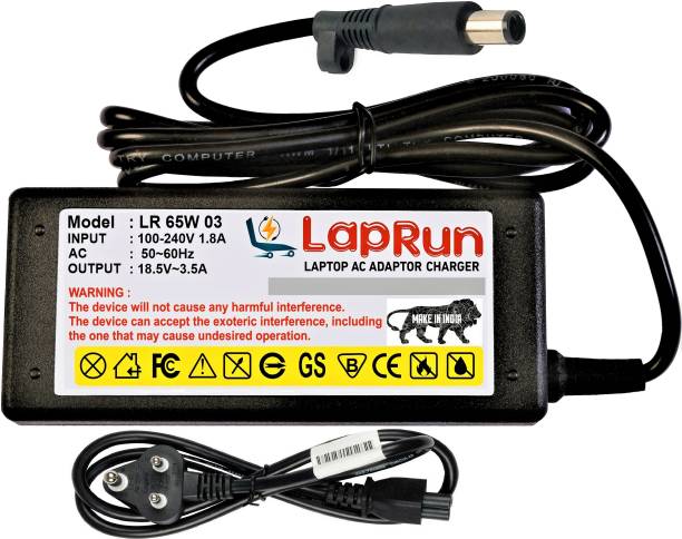 LAPRUN Charger Compatible for Hp Compaq nx6320 Laptops of 18.5v, 3.5a, Pin-7.4x5.0, 65 W Adapter
