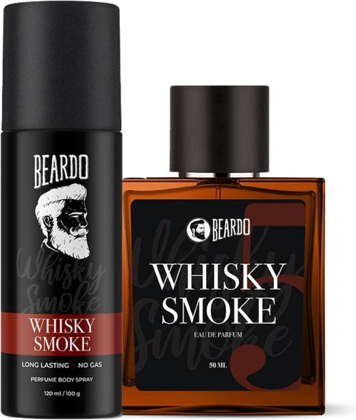 BEARDO Whisky Smoke Perfume for Men | EAU DE PARFUM | Body Spray| Strong & Long Lasting Perfume  -  170 ml