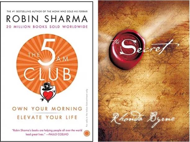 Combo Of 2 Best Seller Books: 5AM Club + Secret