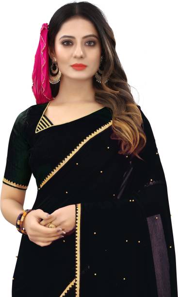 PRIHAL ART Georgette Solid Blouse Material