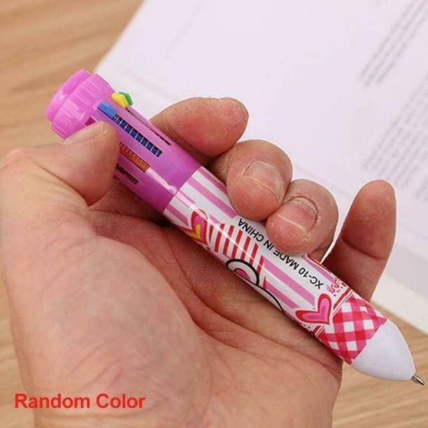 SmartCrafting 10 Different color in One Pen | Value for Money Pen For Boys,Girls Ball Pen