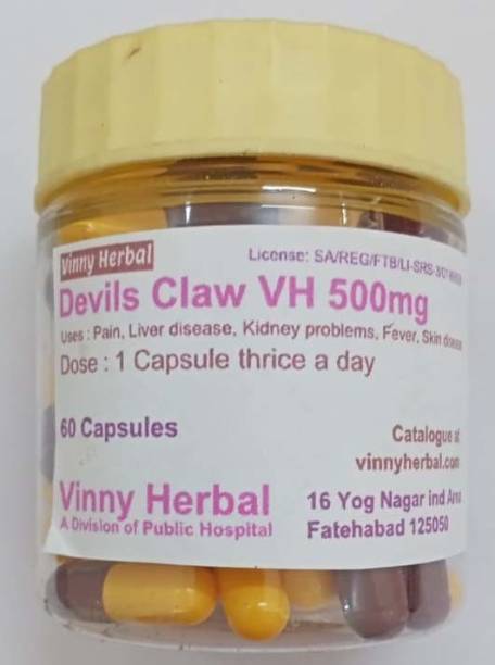 Vinny Herbal Devels Claw 500mg Capsules