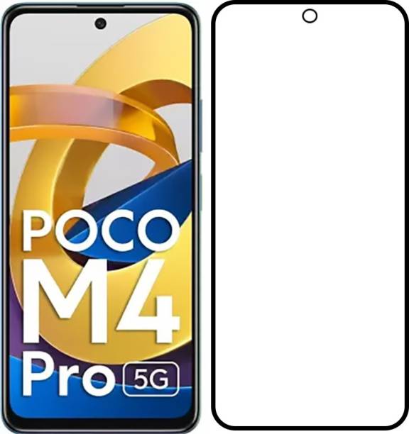 CHVTS Edge To Edge Tempered Glass for Poco M4 Pro 5G