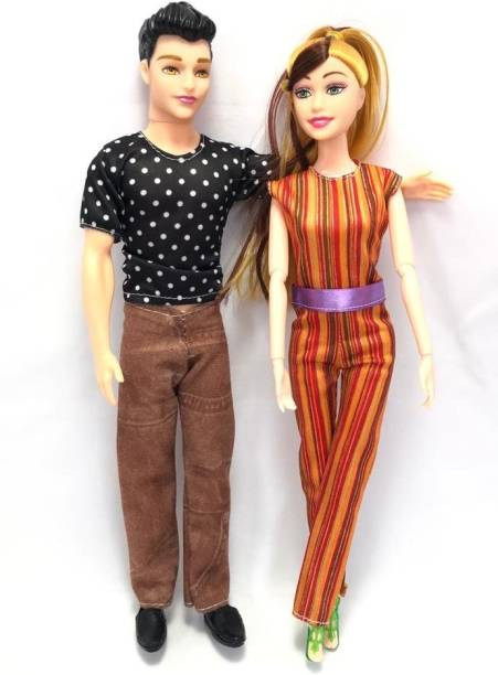 Mubco Lovely Couple Date Night Fashionistas Doll Playset Toys For Kids Gift