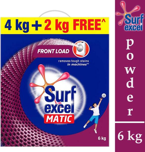 SERFEXEL MATIC front load powder detergent (4kg+2kg free) Detergent Powder 6000 g