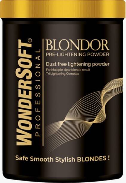 Wondersoft Professional Hair Blonder Powder (Lift Up to 10 Levels) , Blond