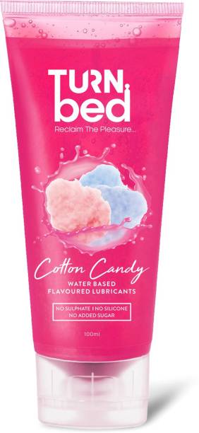 TurnBed Cotton Candy Lubricant Gel, Water Based Flavored, No Sulfate, No Silicone Lubricant