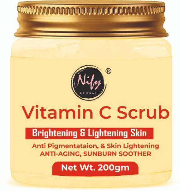 nify herbal Vitamin-c face scrub skin lightening and whitening Scrub