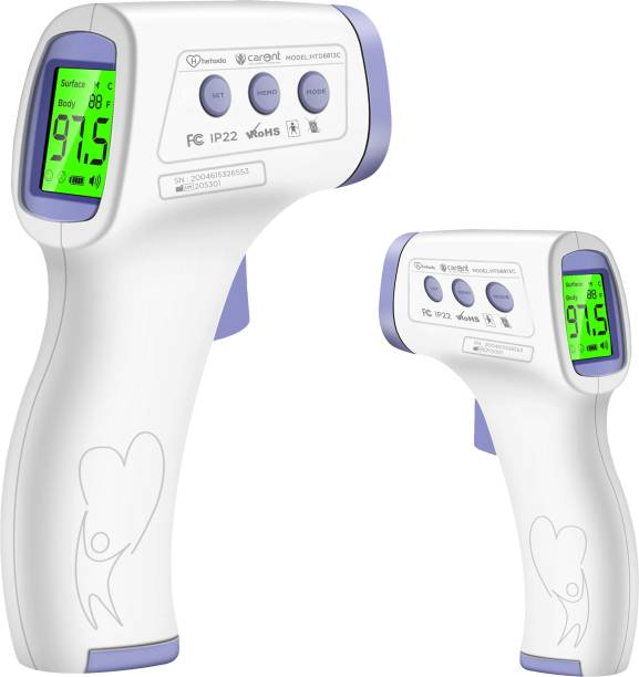 Carent HTD8813C Pack of 2 infrared Non Contact Digital forehead Thermal Gun Scanner Digital thermometer for Fever Body Temperature Machine for Kids Adults & Babies Thermometer