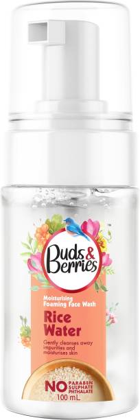 Buds & Berries Rice Water Foaming  | Soft, Bright, Clear Skin Face Wash