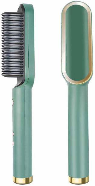 keekos Hair Straightener Comb for Women & Men Hair Styler multicolor Straightener Brush Hair Straightener Brush
