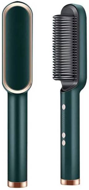 aalok enterprise Hair Straightener Comb for Women & Men Hair Styler multicolor Hair Straightener Brush