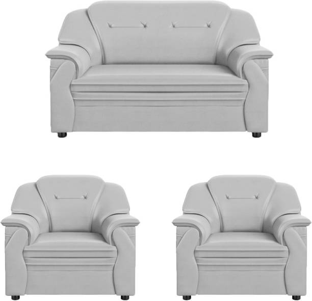 Sekar Lifestyle Polyurethane Fabric Series Leatherette 2 + 1 + 1 Sofa Set
