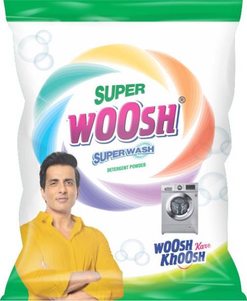 Woosh Superwoosh Detergent Powder 2kg*2 Detergent Powder 2 kg