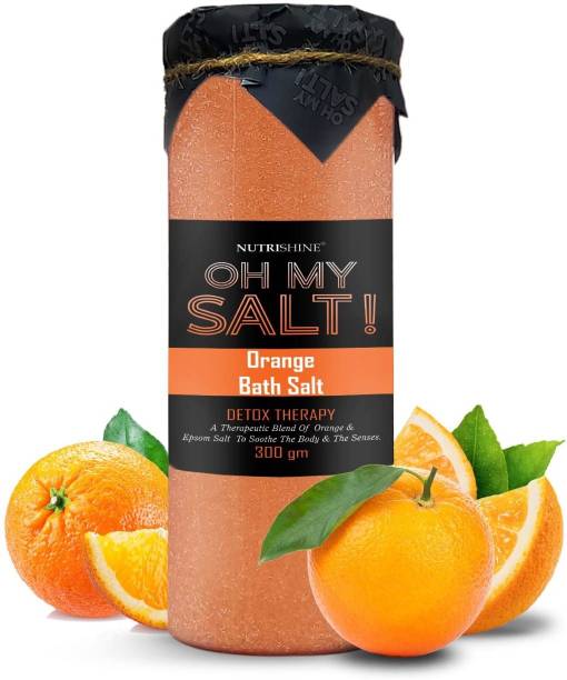 NUTRISHINE OH MY SALT! ORANGE BATH SALT 300g | Perfect for Foot Spa & Relaxing Bath Salt