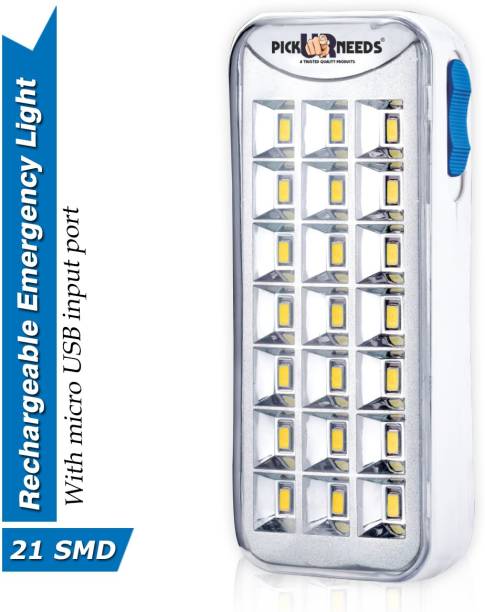 Pick Ur Needs Rechargeable 21 Led Charging Light 4 hrs Lantern Emergency Light