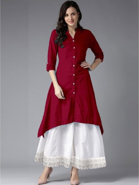 simple plazo with kurti