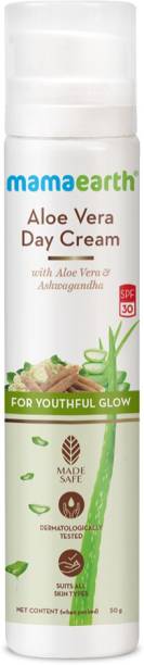 MamaEarth Aloe Vera Day Cream with SPF 30 for a Youthful Glow