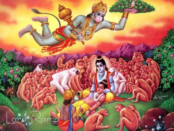 Ram Ramayan Wall s POSTER PRINT ON 36X24 INCHES Photographic Paper