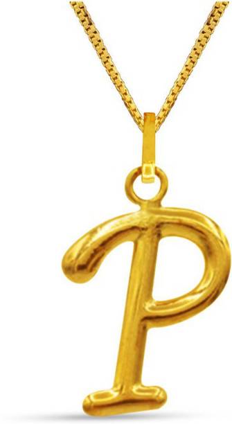 KISNA Alphabet 22kt Yellow Gold Pendant
