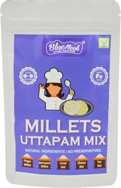 Blueneck Instant Millet Uttappam Breakfast Mix, (Pack of 2) 400 g