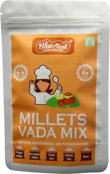 Blueneck Millets Instant Vada Mix, Ready to Cook, (Pack of 2) 400 g