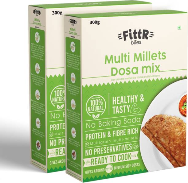 fittr Millets Dosa Mix ( pack of 2 ) 600 g
