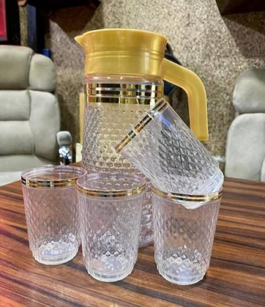 prabha sels WATER JUG 12 Jug Glass Set