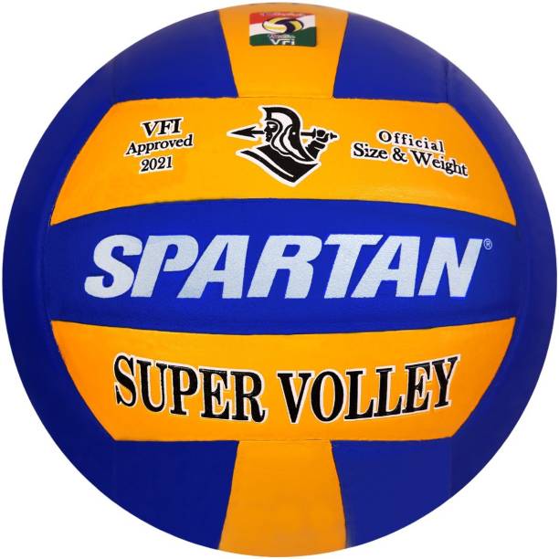 Spartan Super Volley Leather Volleyball - Size: 4