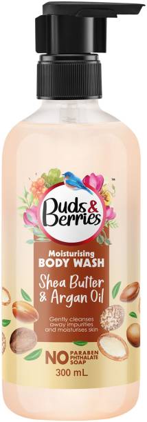 Buds & Berries Moisturising Shea Butter and Argan Oil Shower Gel