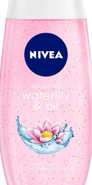 NIVEA Women Shower Gel, Waterlily & Oil Body Wash, 125 ml