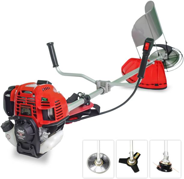 Balwaan Brush Cutter 4 Stroke Side pack with 50cc/ 2.1 HP powerful petrol engine Fuel Grass Trimmer