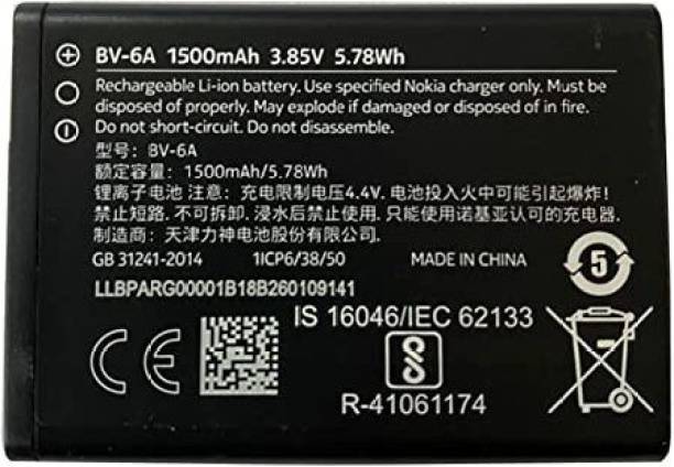 imbi Mobile Battery For  Nokia Compatible BV-6A Battery for Nokia 8110 4g / Banana 2060 3606 5250 C5-03