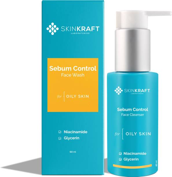 Skinkraft Sebum Control Face Cleanser -Face Wash For Oily Skin