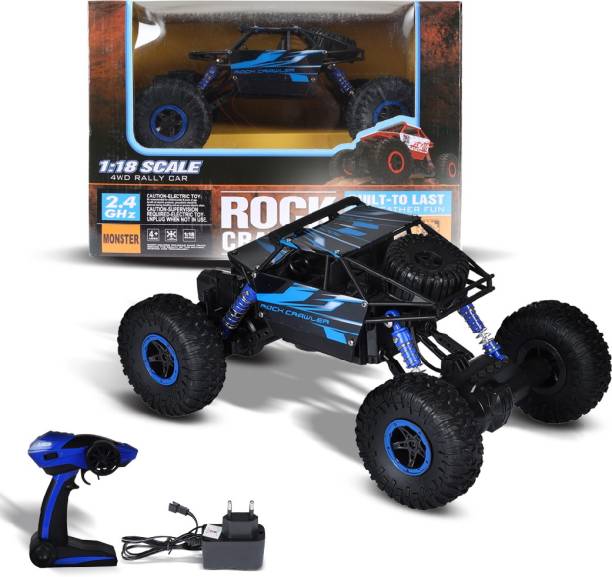 Miss & Chief by Flipkart 1:18 Rock Crawler All-wheel-drive RC Car with light - included battery & charger